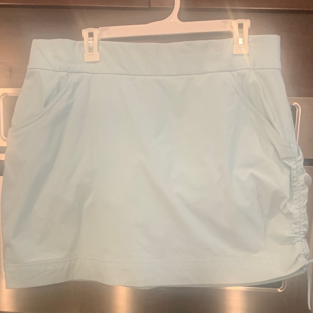 Light Blue Midi Skirt